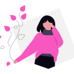 適応障害を患い経済的に困っている女性